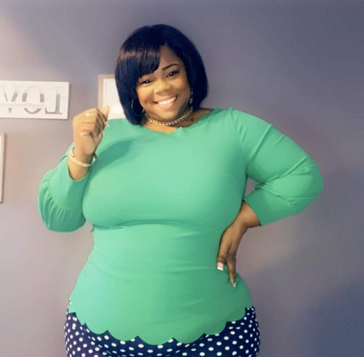 “Joy” Blouse: Green