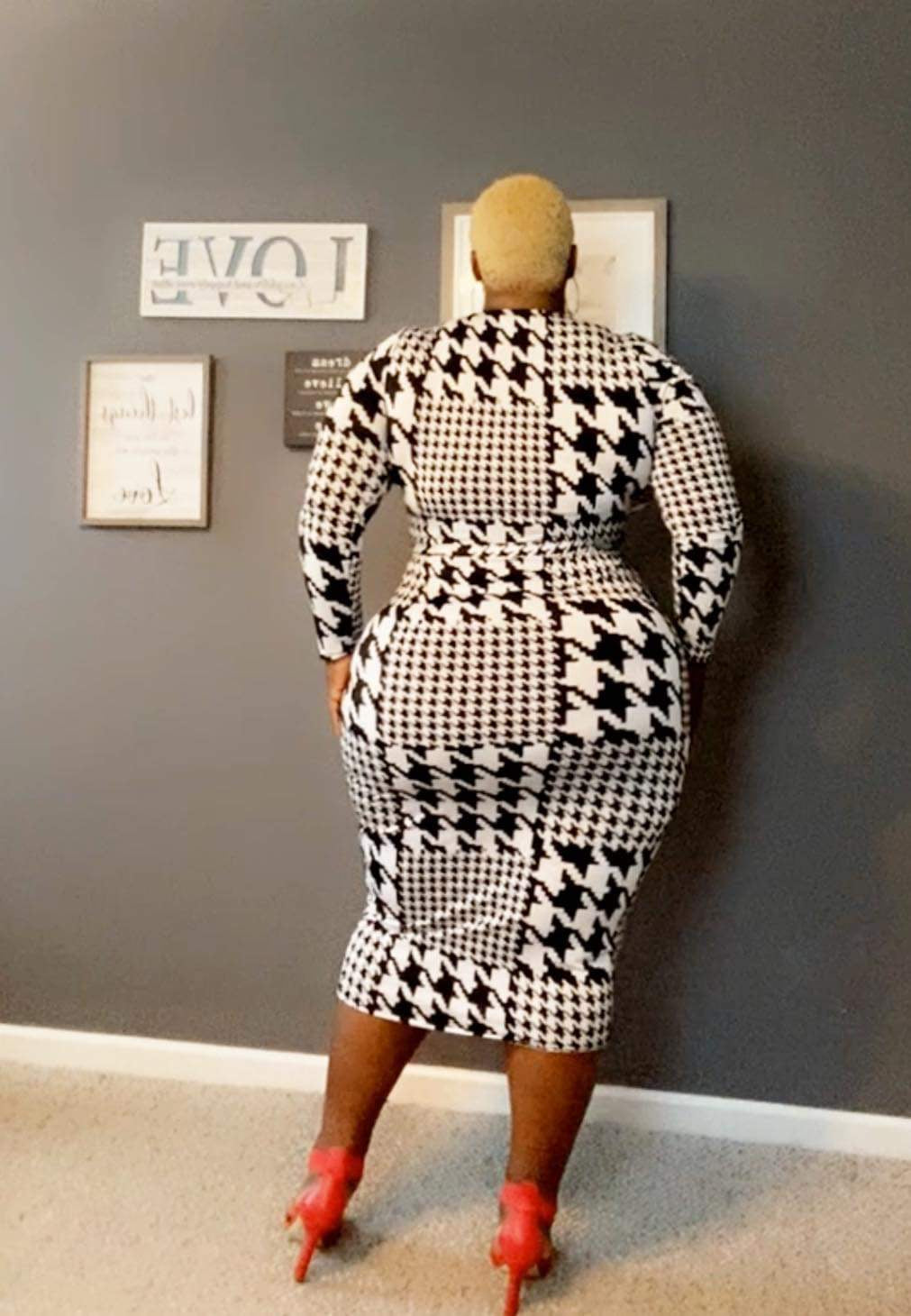 She’s a Baddie Midi Dress
