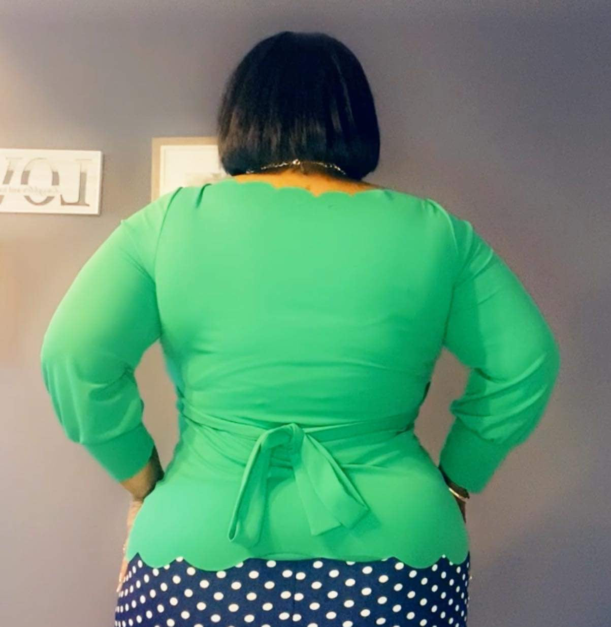 “Joy” Blouse: Green